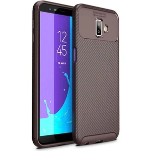 Samsung Galaxy J6 Plus (SM-J610F) Karbon Görünüm Negro Silikon Kılıf
