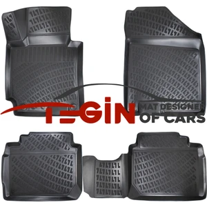 Hyundai I30 2010 3D Havuzlu Paspas Siyah