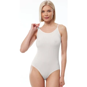 Kadın Ekru Ayarlanabilir Ip Askılı Modal Çıtçıtlı Body 134