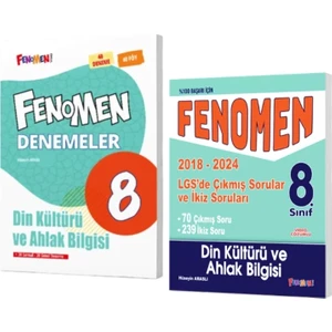 Fenomen Yayınlar 8. Sınıf Din Kültürü ve Ahlak Bilgisi Denemeler + Çıkmış Sorular (2018-2024)