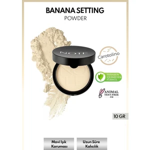 Note Cosmetics Banana Setting Powder Mat Bitişli Makyaj Sabitleyici Pudra