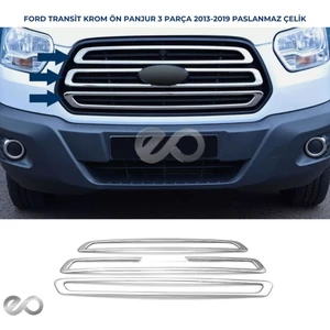 Ebal Oto Ford Transit Krom Ön Panjur 3 Prç. 2014 Üzeri P. Çelik