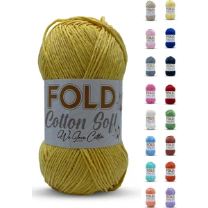 Yarn Cotton Soft - Sarı Pamuk Ip 100 Gram