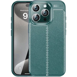 iPhone 16 Pro Kılıf Niss Deri Desen Silikon