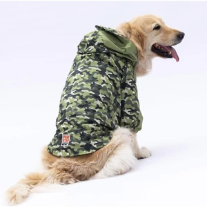 Yeşil Dijon Büyük Irk Köpek Tulum Yağmurluğu