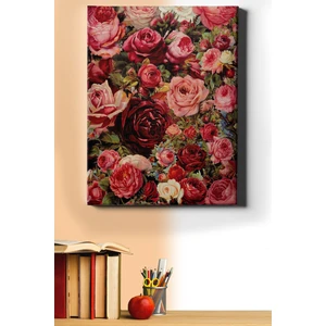 Gül Demeti Sayılarla Boyama Seti Kasnaklı 40 x 50 cm