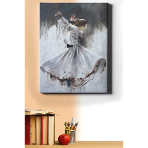 Sayılarla Boyama Seti Kasnaklı Semazen 2 40 x 50 cm