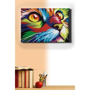 Sayılarla Boyama Seti Kasnaklı Renkli Asil 40 x 50 cm