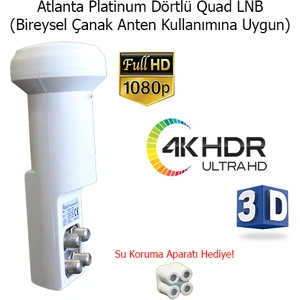Platinum Quad Dörtlü Dört Çıkışlı LNB (Full HD/4K)