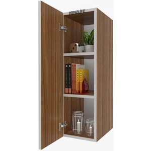 Kenzlife mutfak dolabı irem  090.030.32 cvz  2 raflı kapaklı  ofis banyo kiler evrak kitaplık