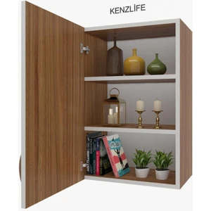 Kenzlife mutfak dolabı irem  060.060.32 cvz  2 raflı kapaklı  ofis banyo kiler evrak kitaplık
