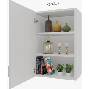 Kenzlife mutfak dolabı irem  060.060.32 byz 2 raflı kapaklı  ofis banyo kiler evrak kitaplık