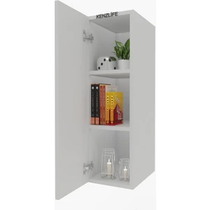 Kenzlife mutfak dolabı irem  060.030.32 byz 2 raflı kapaklı  ofis banyo kiler evrak kitaplık