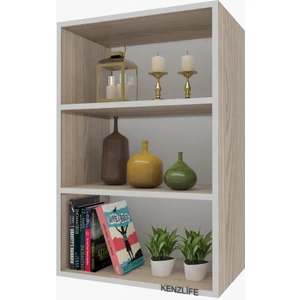 Kenzlife mutfak dolabı ıtır 090.060.30 crd 2 raflı kapaksız ofis banyo kiler evrak kitaplık