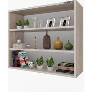 Kenzlife mutfak dolabı ıtır 060.090.30 crd 2 raflı kapaksız ofis banyo kiler evrak kitaplık