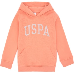 U.S. Polo Assn. Kız Çocuk Somon Sweatshirt 50296388-VR047