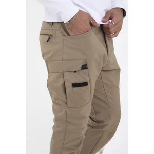 CAMP592 Outdoor Softshell Su Ve Rüzgara Dayanıklı içi Polarlı Kışlık Erkek Taktik Pantolon