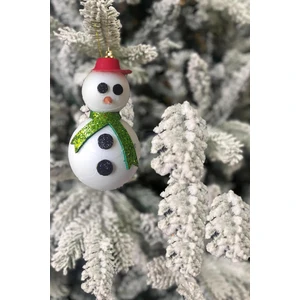 Patladı Gitti Yılbaşı Ağaç Süsleme Seti Strafor Kardan Adam 12 cm