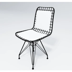 Knsz kafes tel sandalyesi 1 li mazlum syhbyz sırt minderli ofis cafe bahçe mutfak