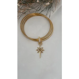 Mi Brillo Accessories Zirkon Taşlı Sirius Yıldız Ajda Charmı Yada Kolye Ucu ( Sadece Charm )