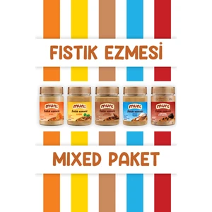 Fıstık Ezmesi, Mixed Paket, 300 g x 5 adet