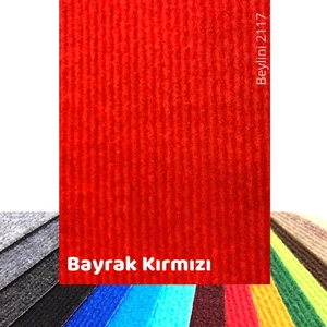 Halıfleks Zemin Yer Kaplama 3 mm Kalınlığında Rip Halı Duvardan Duvara Halıflex Organizasyon Davet
