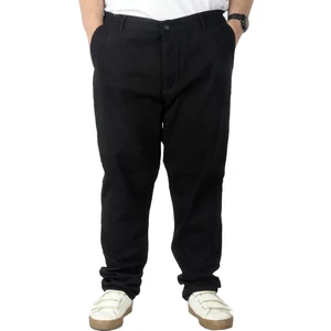 Büyük Beden Erkek Gabardin Pantolon Siyah 22850 Yumuşak Dokulu Rahat Kullanım