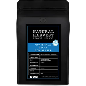 Natural Harvest Roasting Co. Guatemala Decaf ( Kafeinsiz ) Dcm Blaser Yöresel Kahve 500 G.