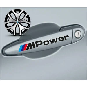Hediyene Bak Bmw M Power Kapı Kolu Jant Sticker 8 Adet