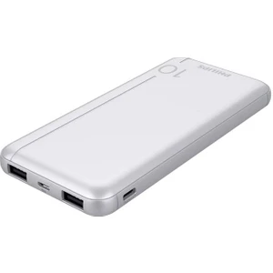 Phılıps DLP1810CW 10.000 Mah Powerbank 2xusb-A 2.1A Usb-C Çıkış Beyaz