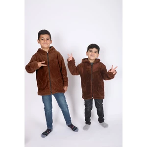 Welsoft Peluş Unisex Çocuk Ceketi