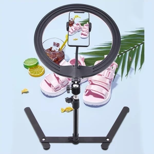 Masaüstü Çekim Standı  Video ve Fotoğraf Çekimi Standı 10" Ring Light Tripod Selfie Işığı
