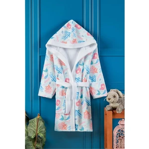 Vevien Home Mermaid Dijital Baskılı Çocuk Bornozu 9-10 Yaş