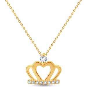 Luna Diamond 0.05 Karat Tasarım Pırlanta Kolye