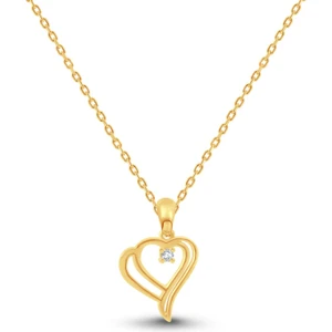 Luna Diamond 0.02 Karat Tasarım Pırlanta Kolye