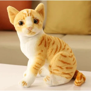 Berat Toys Berattoys 35 cm Sesli Peluş Kedi Miyavlayan Oyuncak Kedi Hediyelik Peluş Oyuncak