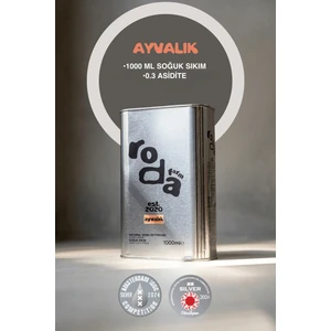 Roda Farm Ayvalık Teneke Natürel Sızma Zeytinyağı 1000 ml
