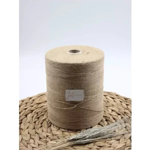 Bej Jüt iplik ~1 kg 1000 Metre Hasır ip Kırnap ip Doğal ip Çuval ip