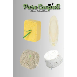 Enerji Blok-Mineral Blok-Kalsiyum Blok-Mürekkep Balığı (Kalamar) Kemiği 7-8cm ve Tutacak