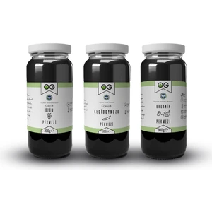 OG natural Organik Sertifikalı Pekmez Seti ( Dut, Üzüm, Keçiboynuzu ) 300 Gr
