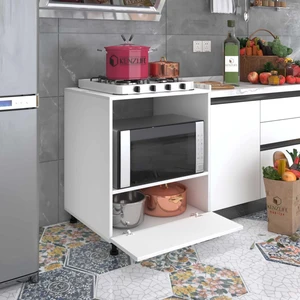 Kenzlife  ocak dolabı bennu byz 85x70x60 XLARGE kapaklı hazır mutfak klasik setüstü ocak için sabit tabla