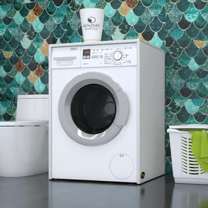 Kenzlife  çamaşır makinesi dolabı naum byz 90x70x60 banyo ofis