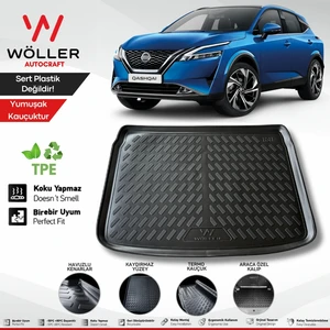 Nissan Qashqai Bagaj Havuzu 2022 Sonrası 3D Wöller Ultraflex Esnek