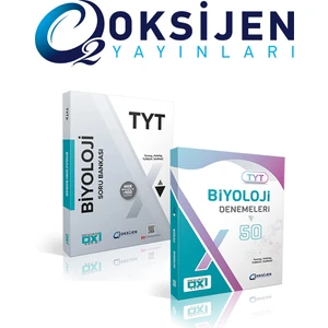 Oksijen Yayınları Oxi Serisi TYT Biyoloji Soru Bankası ve Branş Denemeleri