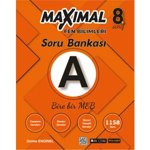 Artı Zeka Yayınları Maximal 8. Sınıf Fen Bilimleri (A) Soru Bankası - Emine Enginel