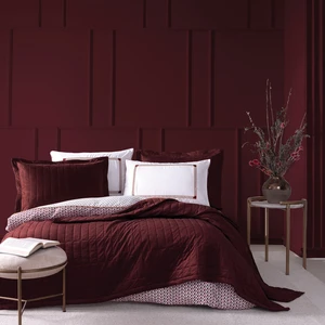 Rena Çift Kişilik Flawless 7 Parça Çeyiz Seti - Bordo