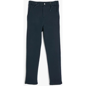 Erkek Çocuk Pamuklu Cep Detaylı Beli Bağlamalı Eşofman Altı