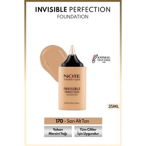 Note Cosmetics Invisible Perfection Fondöten 170 Warm Bisque
