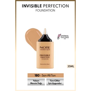 Note Cosmetics Invisible Perfection Fondöten 180 Warm Sand