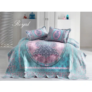 Dijital Baskı Yatak Örtüsü Takımı Çift Kişilik - 240X260 cm